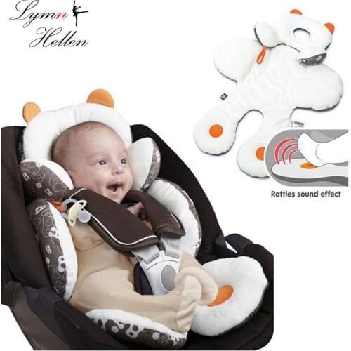 Infant Baby Soft Safety Car Seat cushion mat Comfortable Neck Head Body Protection Multifunctional Newborn Crib stroller toy
