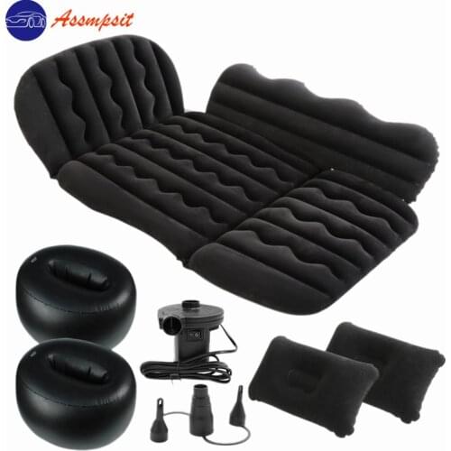 Bymaocar car inflatable bed multifunctional outdoor inflatable mattress car travel bed car supplies