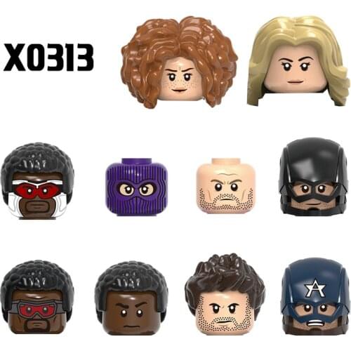 New Model Building Blocks Walker Captain Falcon Movie Characters Compatible Small Figures Toys For Children X0313