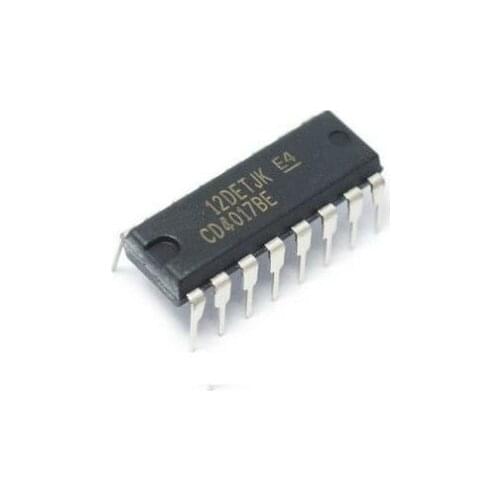20Pcs CD4017 CD4017BE 4017 DIP-16 DECADE COUNTER DIVIDER IC