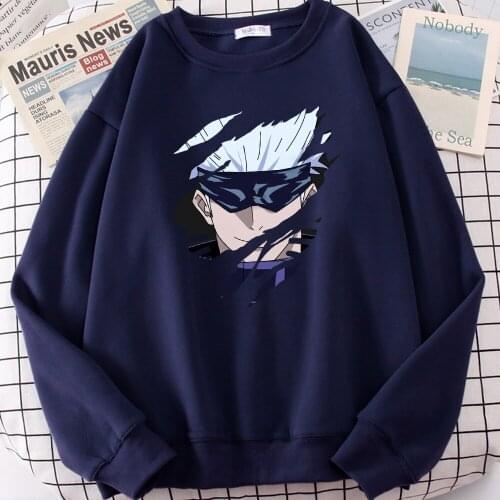 Jujutsu Kaisen Anime Print Tracksuit Male Creative Casual Sportswear Fashion Harajuku Tracksuit Formen Oversized Fleece Hoodie