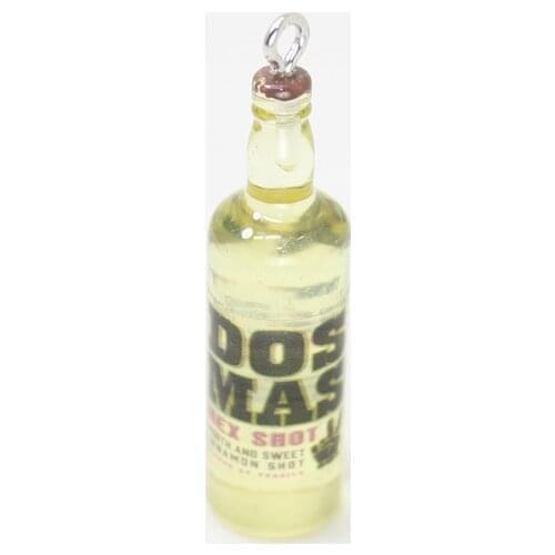 Yamily 10Pcs/Resin Alcohol Bottle Charm Drink Liqour Bottle DIY Making Pendant Jewelry For Keychain Earrings Necklace