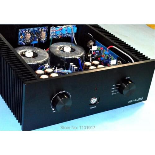YS Audio AM-90 KSA-50 Integreated Amplifier HIFI EXQUIS Amplifier 8x Metal Output Chip 300Wx2
