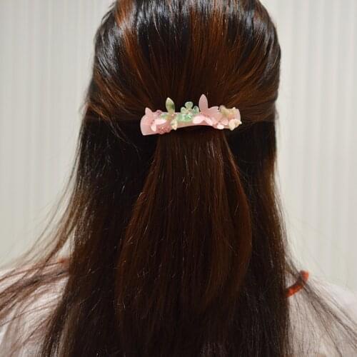 Women headwear 2017 butterfly hair clip cute hair barrette rhinestone hair accessories for women