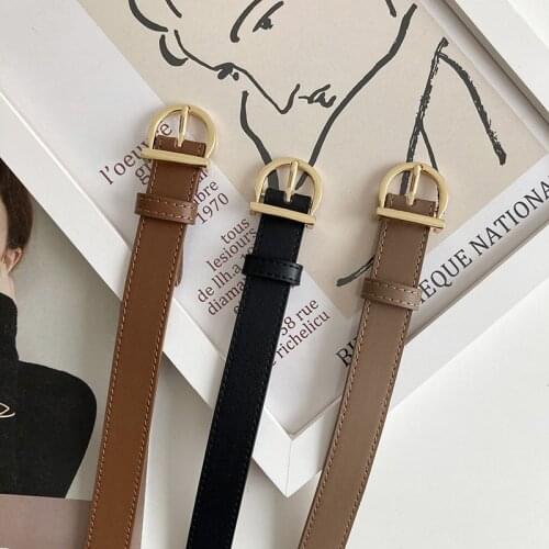 2021 Fashion Belts for Women High Quality Genuine Leather Luxury Pink Jeans Belt Female Waistband Metal Pin Buckle Designer Belt