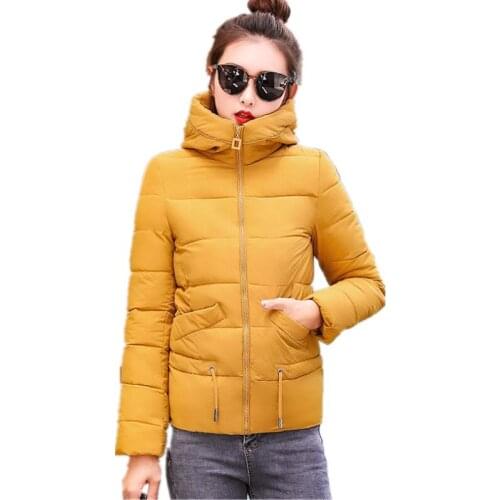 Winter Women Jacket 2018 New Casual Wadded Jacket Female Autumn Winter Slim Short Parkas Outerwear Winter Coat Mujer Top Q498