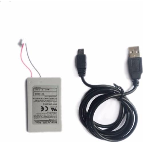 1 or 2x 3.7V 1800mAh Rechargeable Li-Ion Lithium Battery+USB Charger Cable PS3 for Sony PlayStation3 Wireless Controller Gamepad