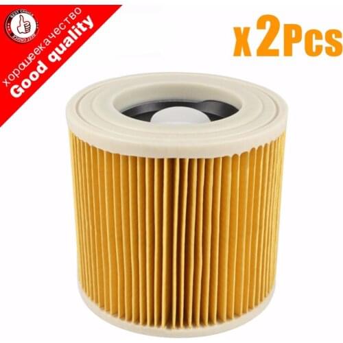 2Pcs/lot replacement air dust filters bags for Karcher Vacuum Cleaners parts Cartridge HEPA Filter WD2250 WD3200 MV2 MV3 WD2 WD3