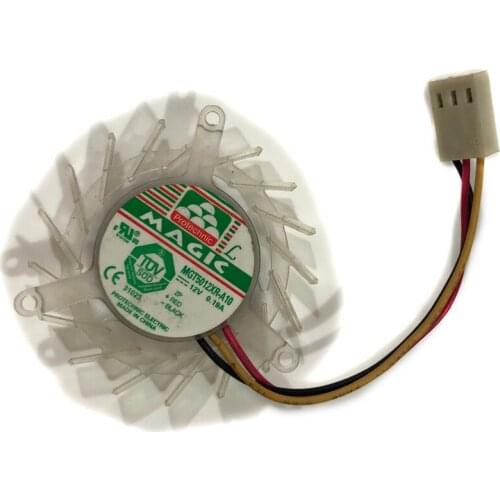 5012 12V 0.19A 3Pin 3 Wires MGT5012XR-A10 Blower Motherboard Cooler Cooling Fan