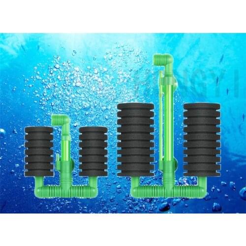 Aquarium double head water fairy PK002 004 biochemical sponge pneumatic filter bacterium
