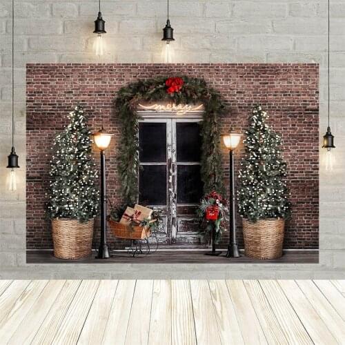 Avezano Christmas Tree Door Glitter-Light Gift Baby Shower Birthday Decoration Banner Poster Backdrop Photo Background Custom