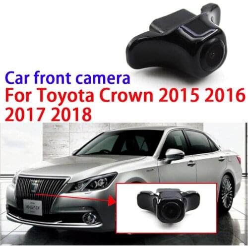 Car Special Front HD high quality Camera For Toyota Crown 2015 ~ 2018 Car front camera Waterproof Night Vision CC