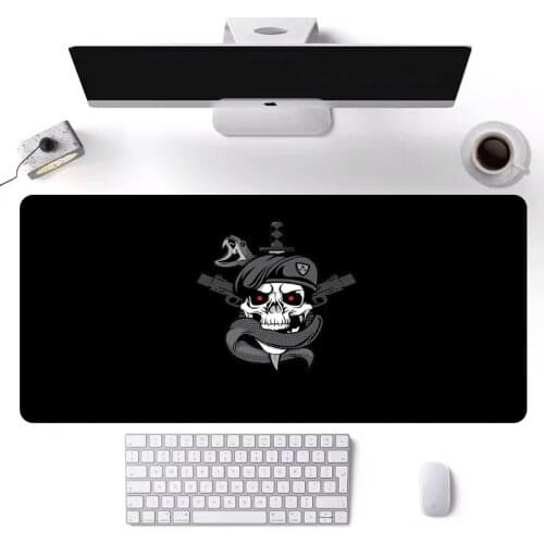 MRGLZY big anime mouse pad skull gaming accessory pad computer keyboard desk mat waterproof non-slip household carpet pad
