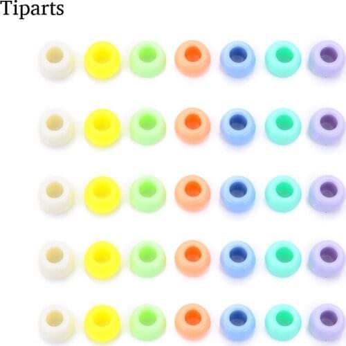 200pcs/lot 5.7*8mm Pearlescent Acrylic Beads Round Spacer Loose Bead for DIY Bracelet Jewelry Making Accessories