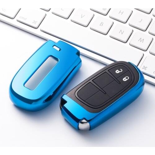 Tpu Car Key Case Cover For Jeep Grand Cherokee WK2 Renegade Wrangler JK JL Compass Liberty Patriot 2020 Key Holder Accessories
