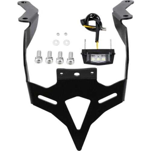 Motorcycle Tail Fender Eliminator License Plate Holder For Honda CB650R CBR650R 2019-2020 Black