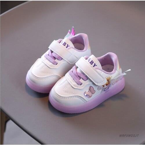 DIsney Children Sneakers Autumn Baby Girls Boys Casual Children Outdoor Shoes Soft Bottom Non-slip Comfortable Mesh Shoes