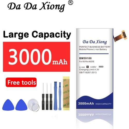 Da Da Xiong 3000mAh BM59100 Li-ion Phone Battery for HTC Windows Phone 8S Rio A620E A620T A620D