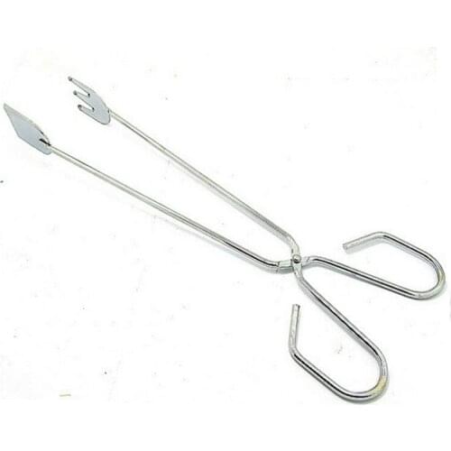 Multifunctional stainless iron food barbecue clip charcoal clip food clip 12 inch noodle clip