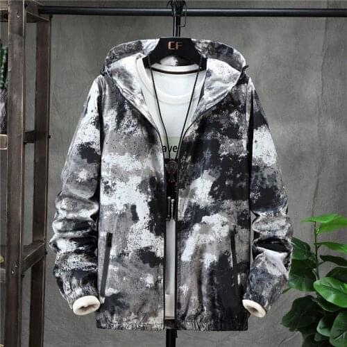Mens Spring Hooded Soft Shell Camouflage Causal Windproof Outdoor Streetwear Coat Mens Jacket Hooded Sportswear