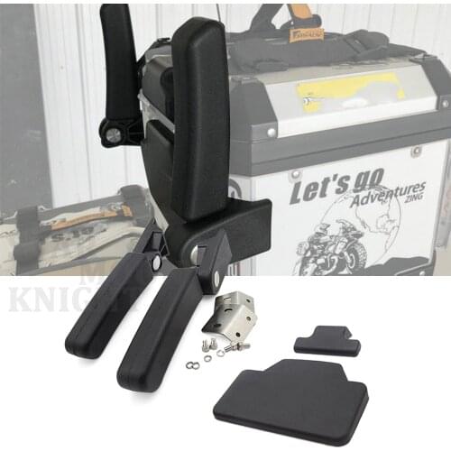 New F800GS Rear Box Passenger Armrest + Back Pad Rear Saddlebag Trunk Sticker for BMW F 800 GS ADV / R 1200 GS Adv