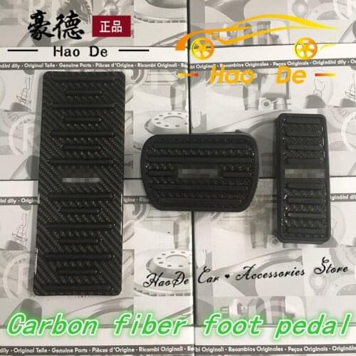 Mercedes Benz Carbon fiber pedal for A B CLA GLA ML GL R W176 W245 W246 W251 W164 W166 X164 X166 C177 X156 AT Brake Pedal Pad
