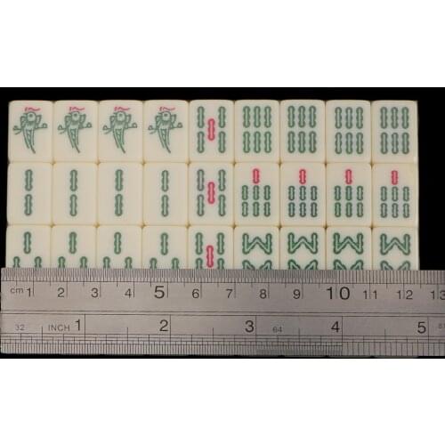 Portable Mini Mah Jong Foldable Mahjong Set For Travel 20mm ML-023