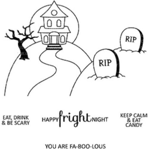 Snowy day Transparent Clear Silicone Stamp/Seal for DIY scrapbooking/photo album Decorative clear stamp sheets A2056