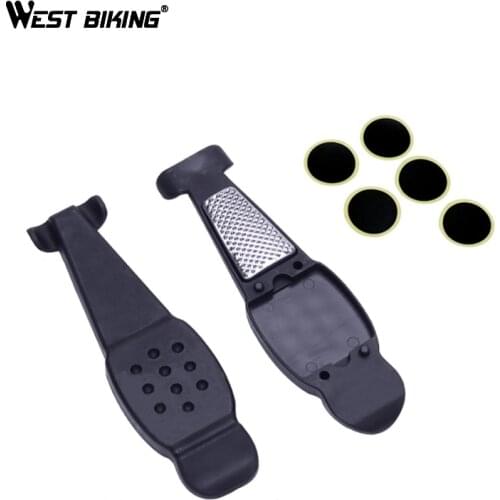 WEST BIKING Bike Tyre Levers Three-in-one Portable Fish-type Tire Pry Bar MTB Tire Opener Repair Tools Kit Bicycle Repair Tools