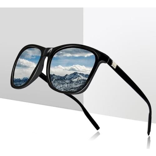 ZXWLYXGX Men Vintage Aluminum Polarized Sunglasses Classic Brand Sun glasses Coating Lens Driving Eyewear For Men/Women