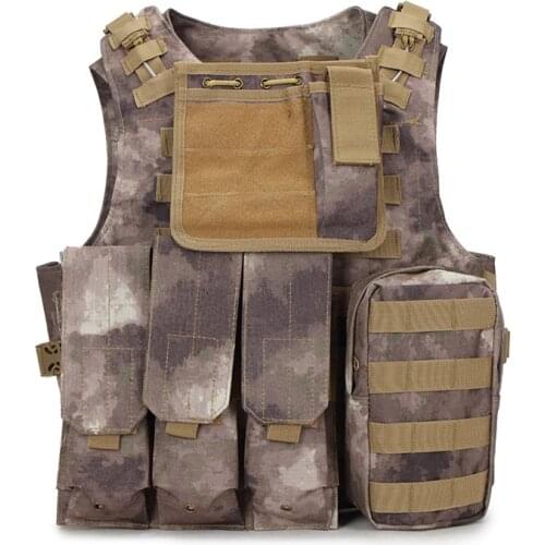 Outdoor Hunting Ciras Tactical Military Airsoft Vest Plate Carrier Unloading Chest Rig Bag Molle Camping Travel Sport Trecking 6