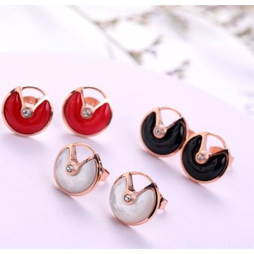 Fan-shaped Shell earrings for Women Ins Hot fashion Earring Jewelry for office lady