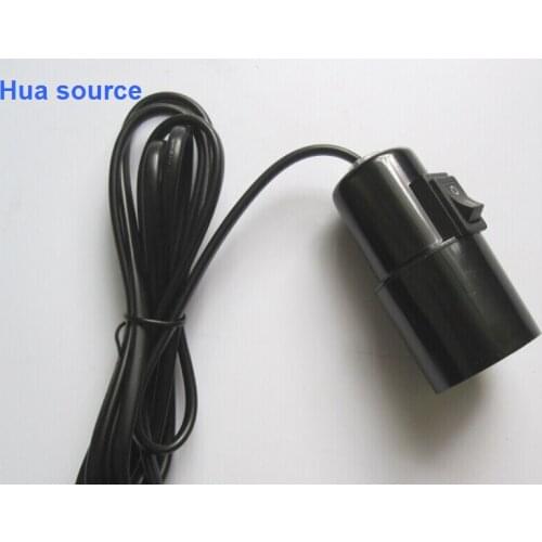 On/off Switch DIY E27 Lamp Holder Socket Plug-and-play E27 holder for E27 socket E27 base bulb led light lamp, EU/UL/BS plug