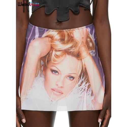 WEIRD PUSS High Waist Skirts For Women