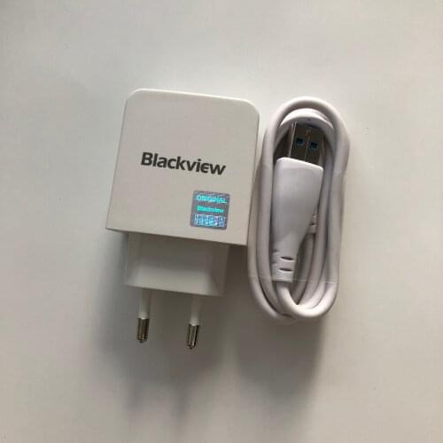 Blackview BV6000 New Travel Charger + USB Cable USB Line For Blackview BV6000S MTK6735 Quad Core 4.7inch HD 1280*720 Smartphone