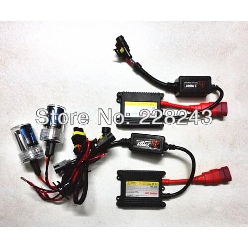 2sets/lot 55W HID kit H1 H3 H4 H7 H8 H9 H10 H11 H13 H16 9005 9006 880 D2 5202 9004 9007 12 months warranty