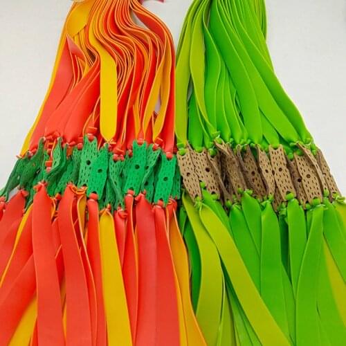 5pcs Slingshot Flat Rubber Band Thickness 1 cm Rubber band Catapult Natural Latex For Tactical Slingshot Hunting Slingshot