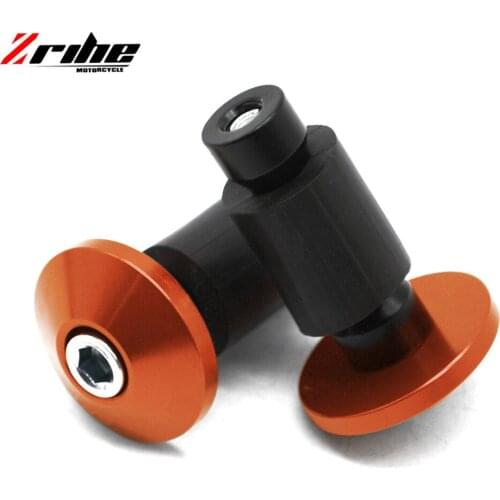 22mm 7/8"" Motorcycle Aluminum Handlebar Grips Bar Ends Sliders For 125 ABS 990 Super 1190 RC8 1290 Super R
