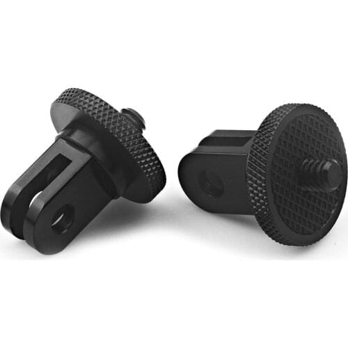 Aluminum Metal Camera Mount Adapter 2 Packs , ¼-20 Conversion Adapter for Tripod, Suitable for GoPro Hero Sony Xiaomi Sjcam