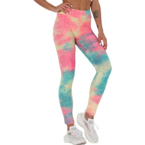 New Fashion Women Ladies Autumn Casual High Waist Tie-Dry Elastic Sports Casual Pants Female Skinny Pencil Pants Red Black