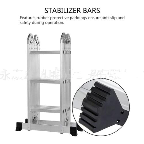 Ladder Round Foot Cover Exquisite Durable Multi-function Folding Ladder Fan-shaped Foot Cover Anti-slip Mat