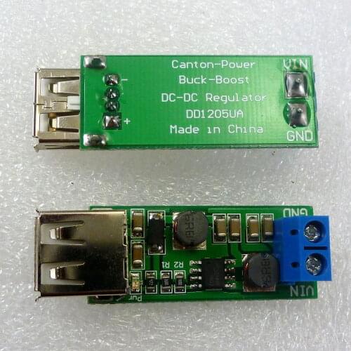 DC-DC converter auto Buck-Boost 2.5V 3V 3.3V 3.7V 6V to 5v step up down module