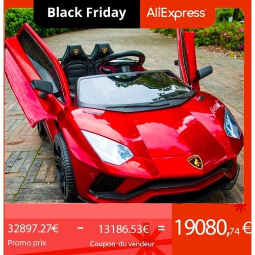 Childrens Electric Car Four Wheeled Double Car With Remote Control Baby Car 1-3 Years Toys 4-5 Years Old Can Seat Two People