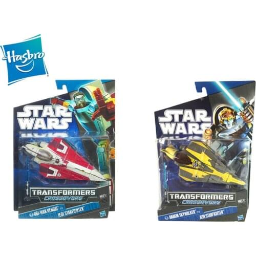 Hasbro Genuine Transformers Star Wars Jedi starfighter Jedi Master Model Anime Figures toys Limited collection kids gifts