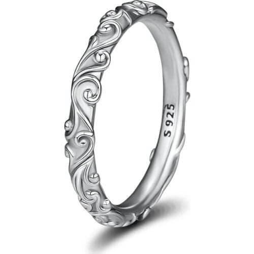 Ring Regal Beauty Silver Rings For Women Men Anel Feminino 100% 925 Jewelry Sterling Silver Anillos Wedding
