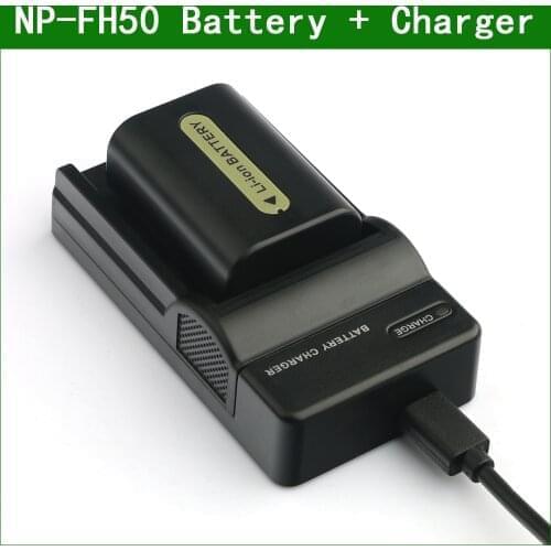 LANFULANG NP-FH50 NP FH50 Rechargeable Camera Digital Battery + Micro USB Charger For Sony HDR-SR8 HDR-SR10 HDR-SR5 HDR-SR7