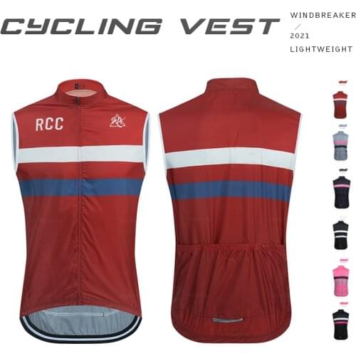 RCC Men Sleeveless Cycling Vest Keep Dry and Warm Mesh Ciclismo Bike Bicycle Undershirt Jersey Windproof Cycling Clothing Gilet
