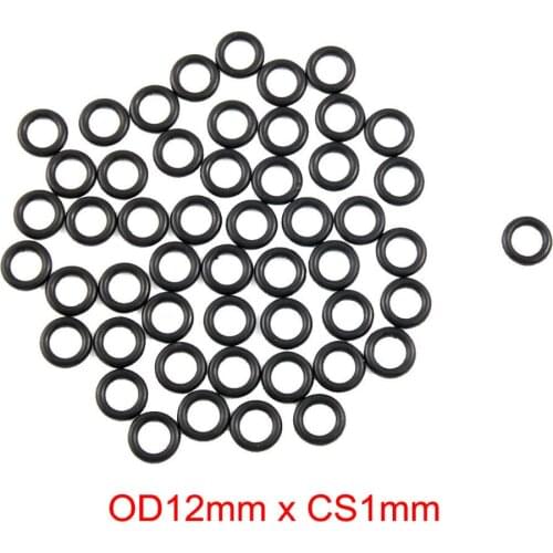 OD12mm x CS1mm NBR nitrile black rubber o ring oring o-ring oil seal gasket
