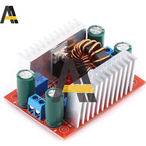 DC Step-up Boost Converter Constant Current 400W 15A Power Supply LED Driver 8.5-50V to 10-60V Voltage Charger Step Up Module