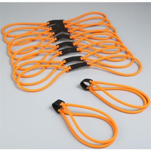 New 10PCS Slingshot Rubber Band Practical Natural Latex Elastic Band Bungee Polyester Pouch 2055 for Catapult Slingshot